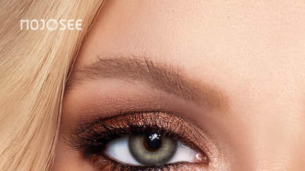 Natural brown colored contacts, soft everyday close-up