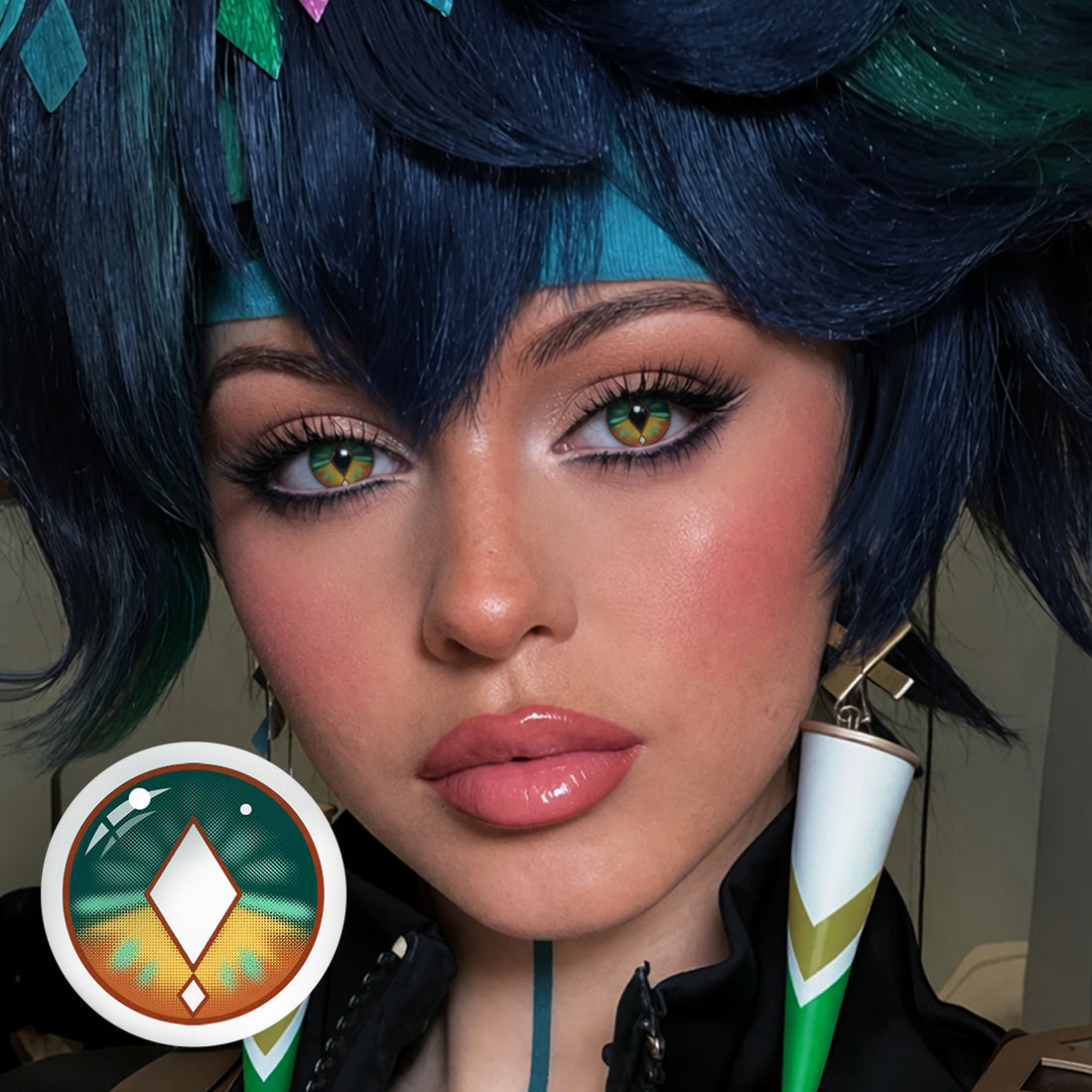 Kinich Cosplay Contact Lenses – Genshin Impact
