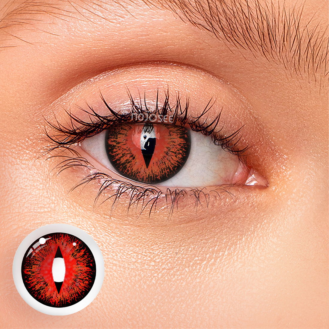 Crimson Dragon Eye Colored Contact Lenses