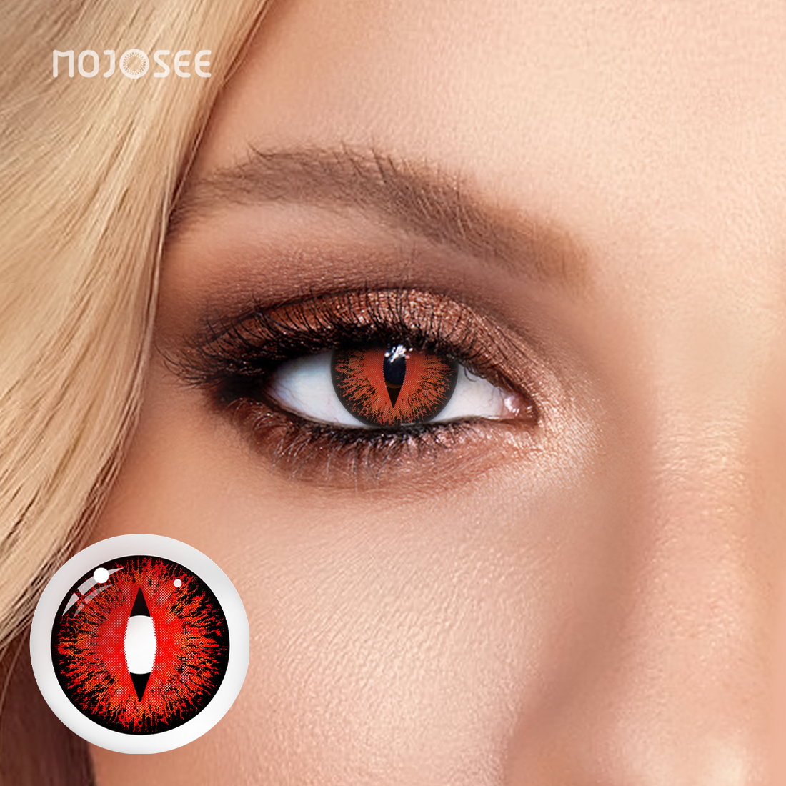 Crimson Dragon Eye Colored Contact Lenses