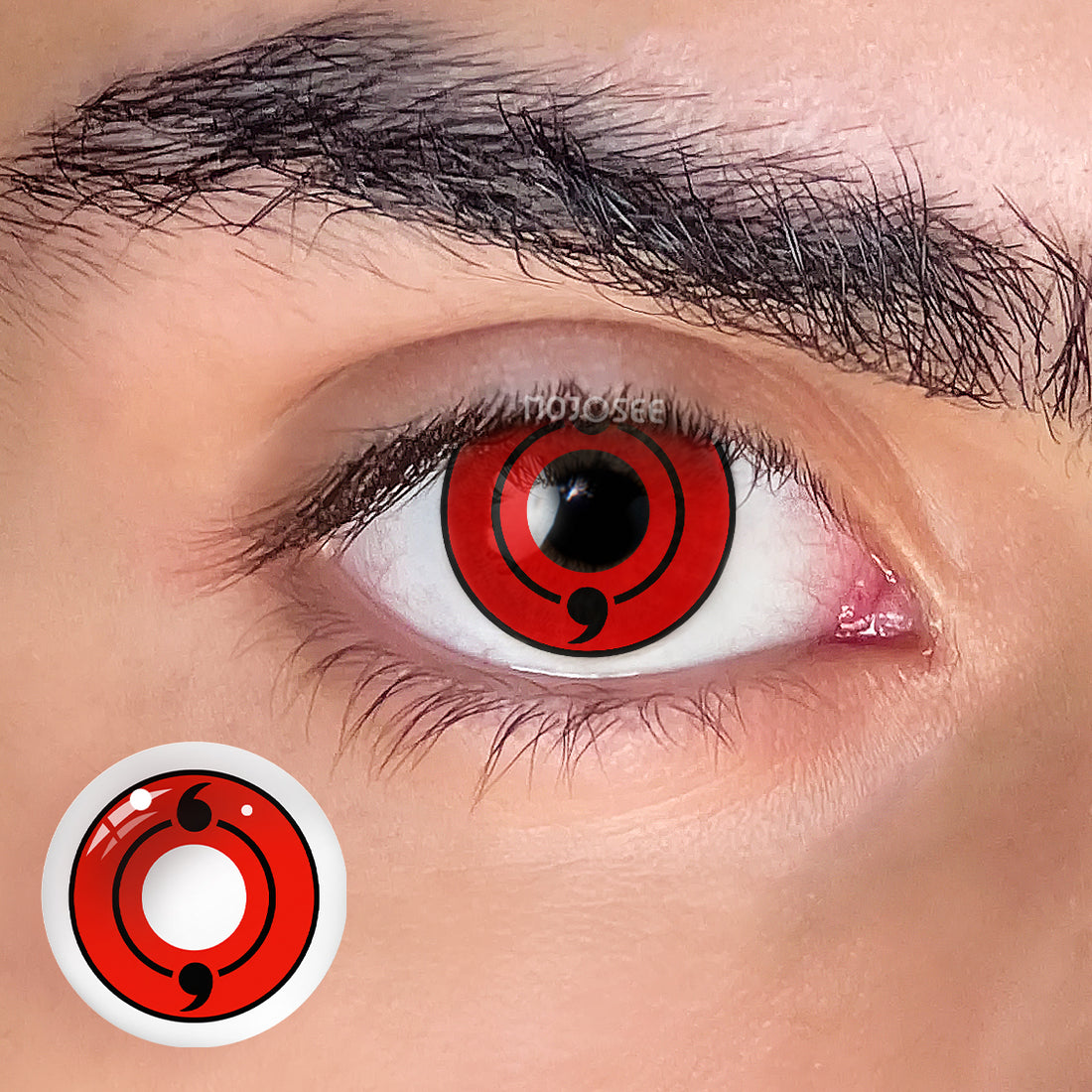 Sharingan Two Tomoe Cosplay Contact Lenses – Naruto