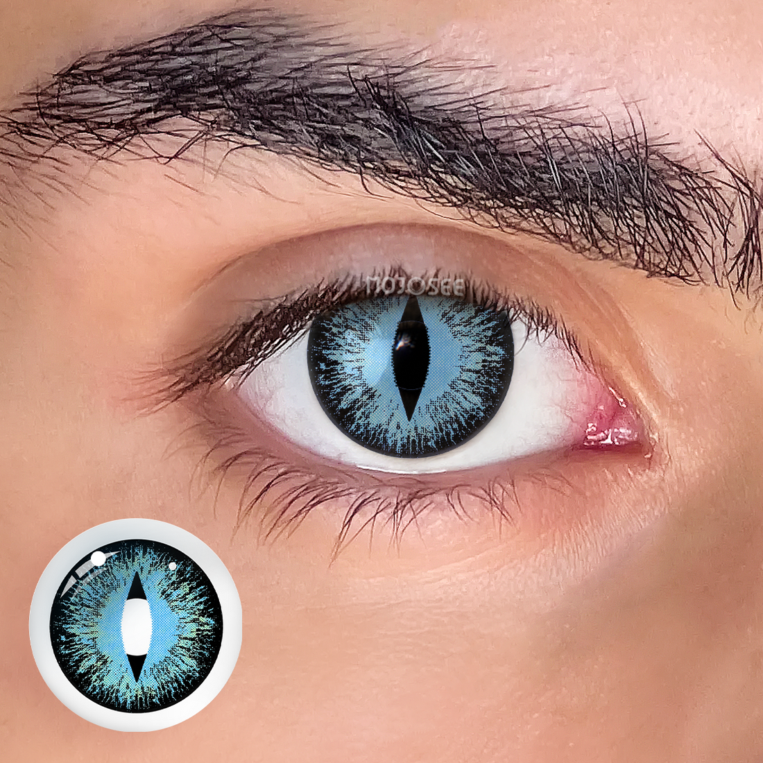 Frost Dragon Eye Colored Contact Lenses for Men