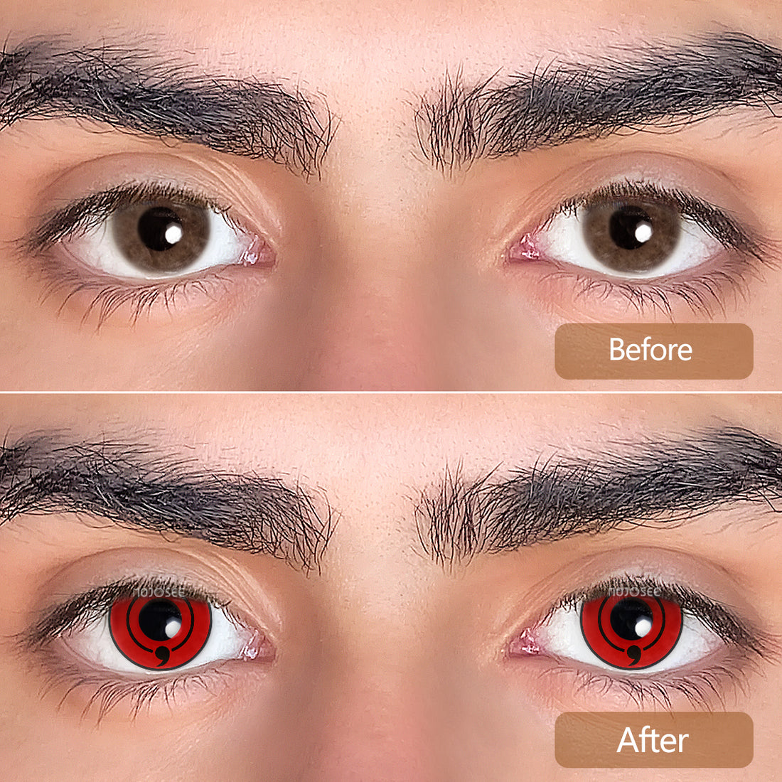 Sharingan Two Tomoe Cosplay Contact Lenses – Naruto