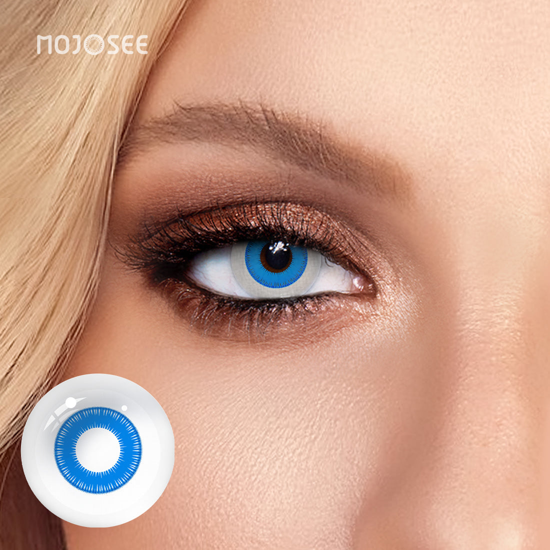 Blue Small Pupil Prescription Colored Contact Lenses