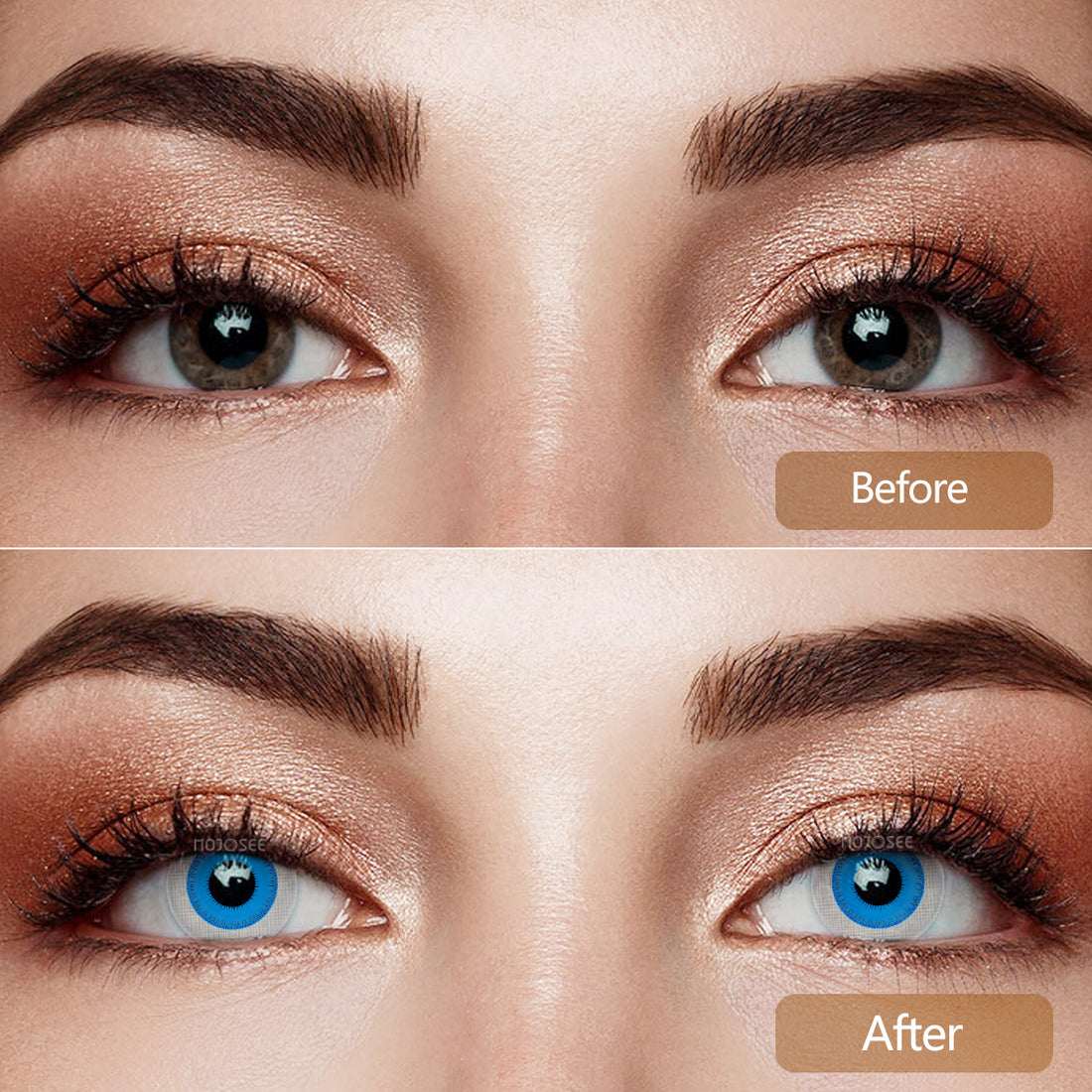 Blue Small Pupil Prescription Colored Contact Lenses