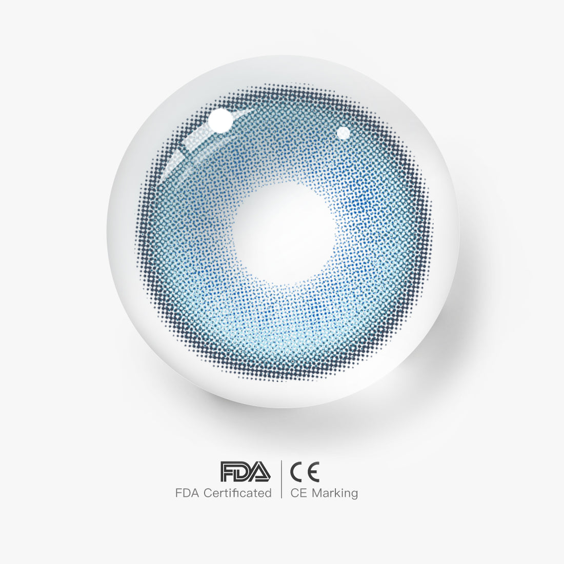 Twilight Blue Colored Contact Lenses for Men