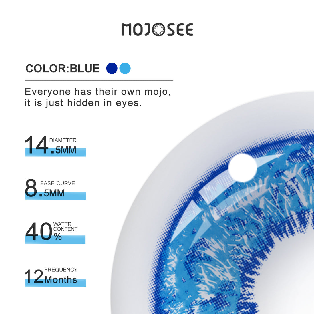 Gojo Blue Cosplay Contact Lenses – Jujutsu Kaisen