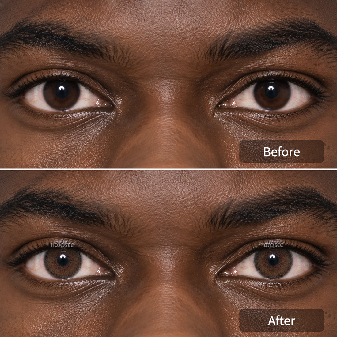 Cleopatra Hazel Prescription Colored Contact Lenses for Men