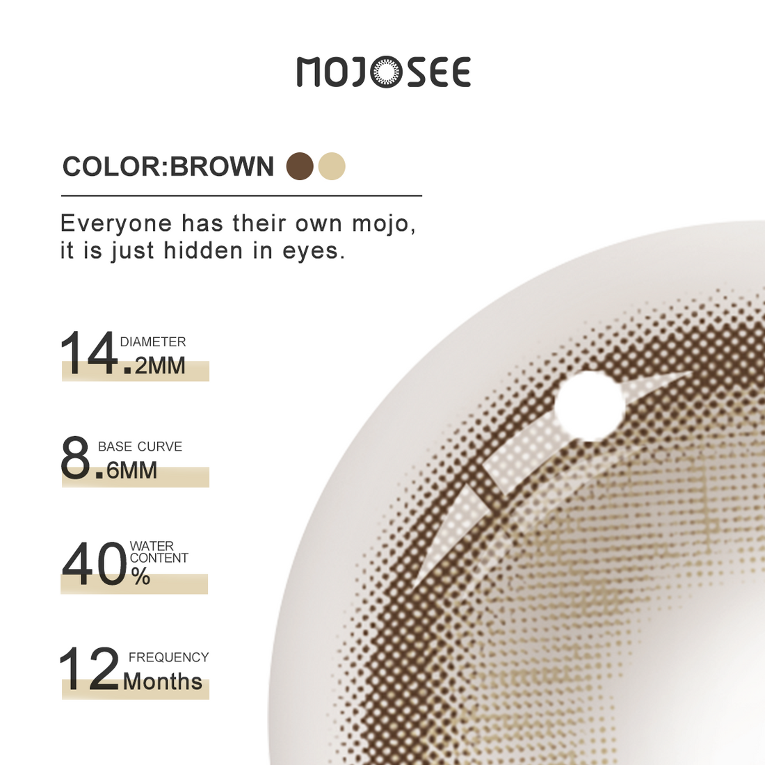 Halo Hazel Colored Contact Lenses