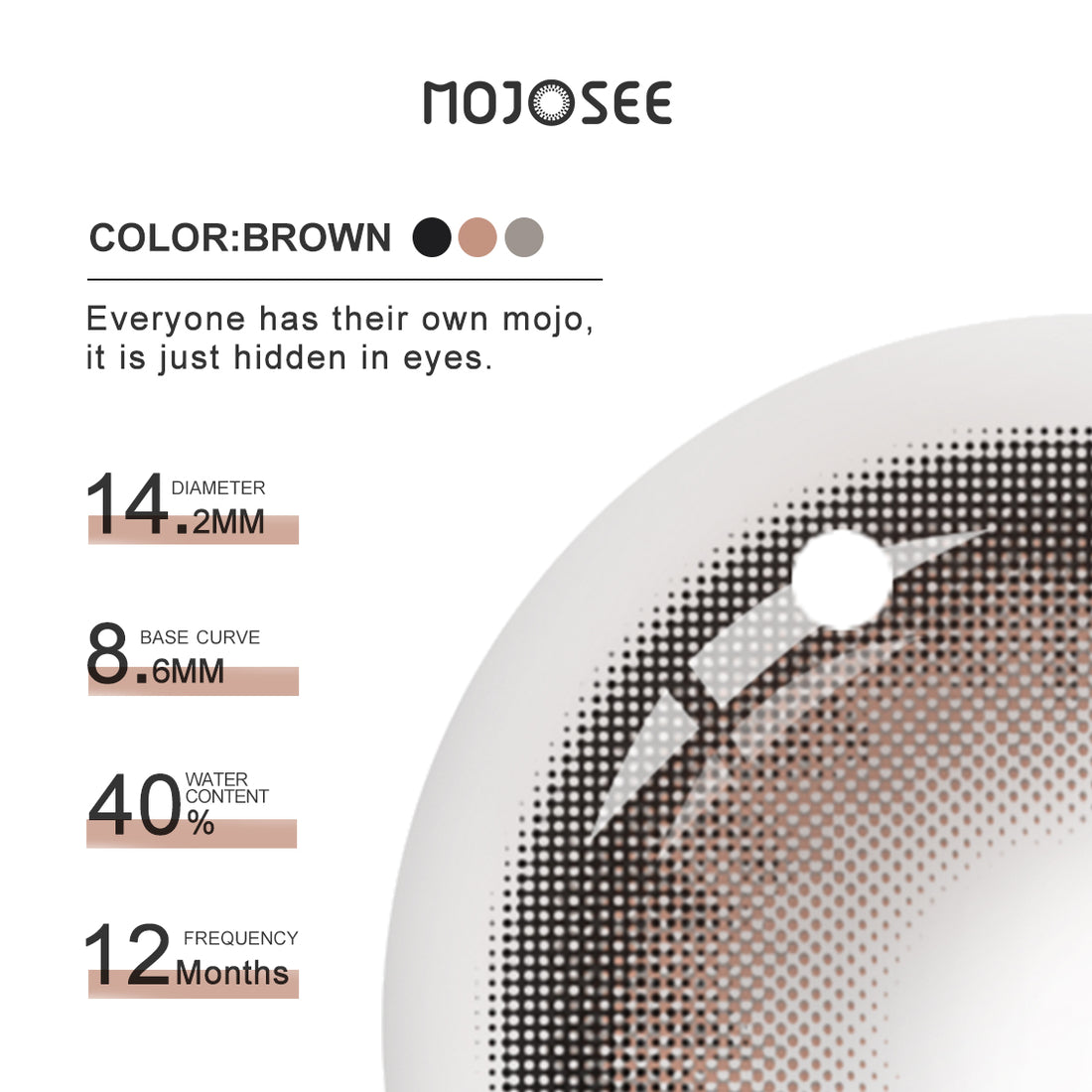 Coco Brown Colored Contact Lenses