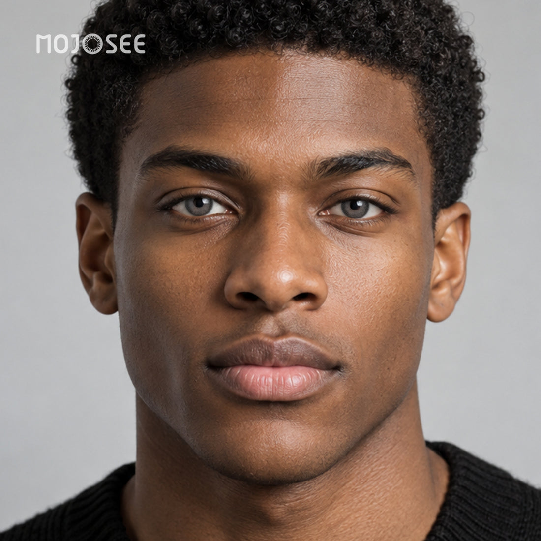 Glimmer Gray Colored Contact Lenses for Men