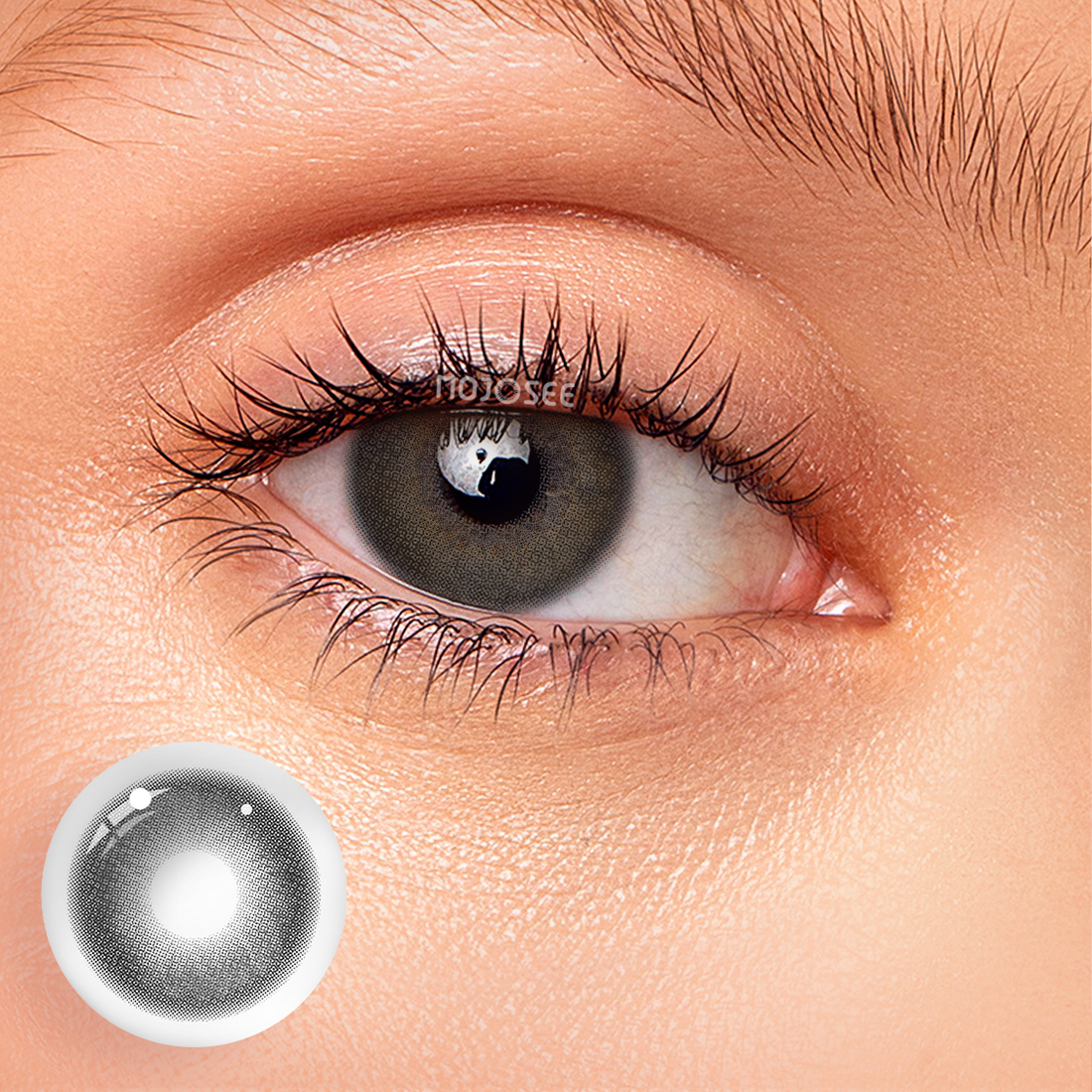 Glimmer Gray Colored Contact Lenses