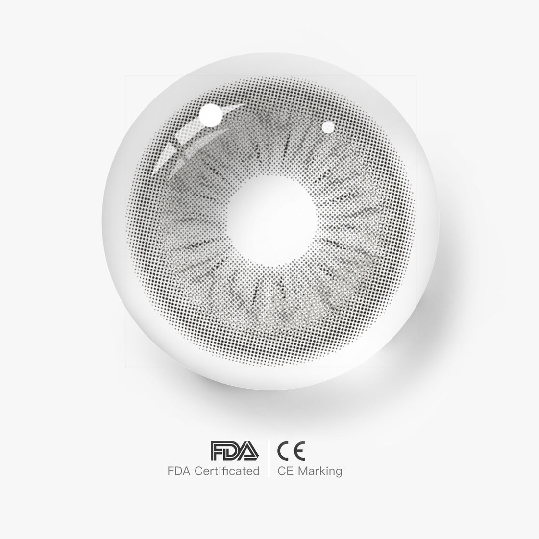 Fog Fantasy Gray Colored Contact Lenses