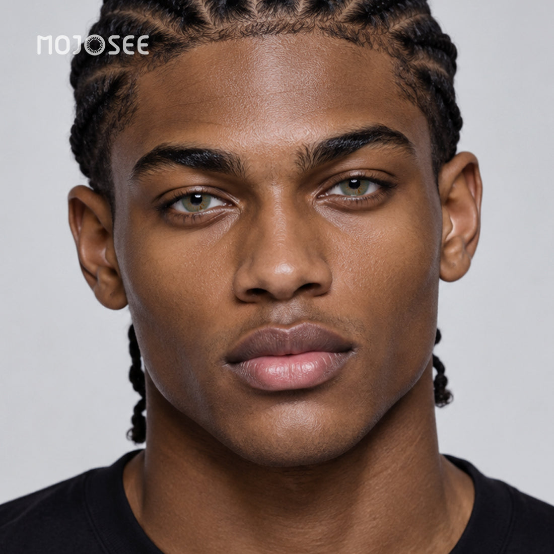 Natural Hazel-Green Contact Lenses for Men - Everyday