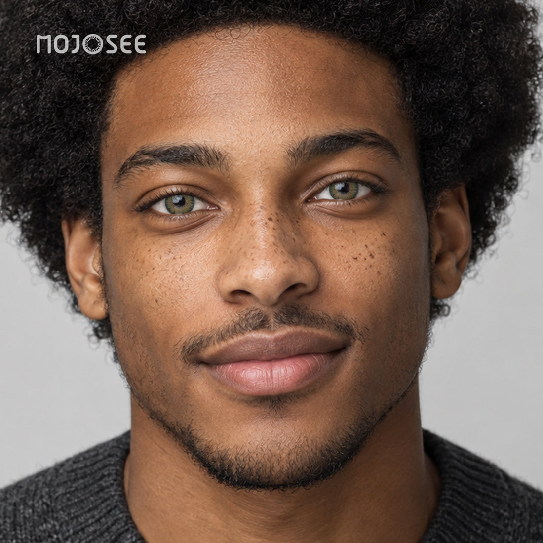 Emerald Green Colored Contact Lenses for Men