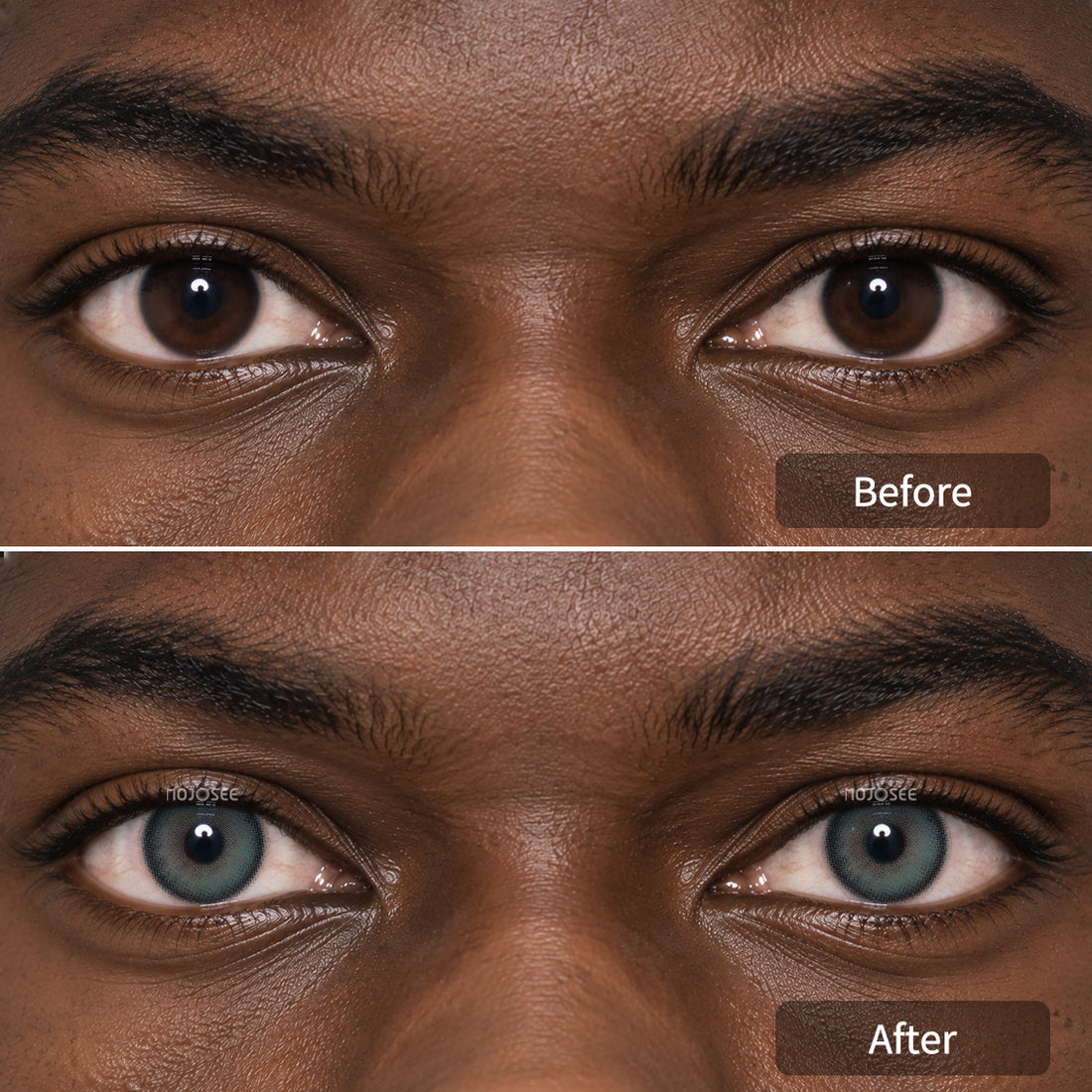 Emerald Spell Vision Blue Colored Contact Lenses for Men