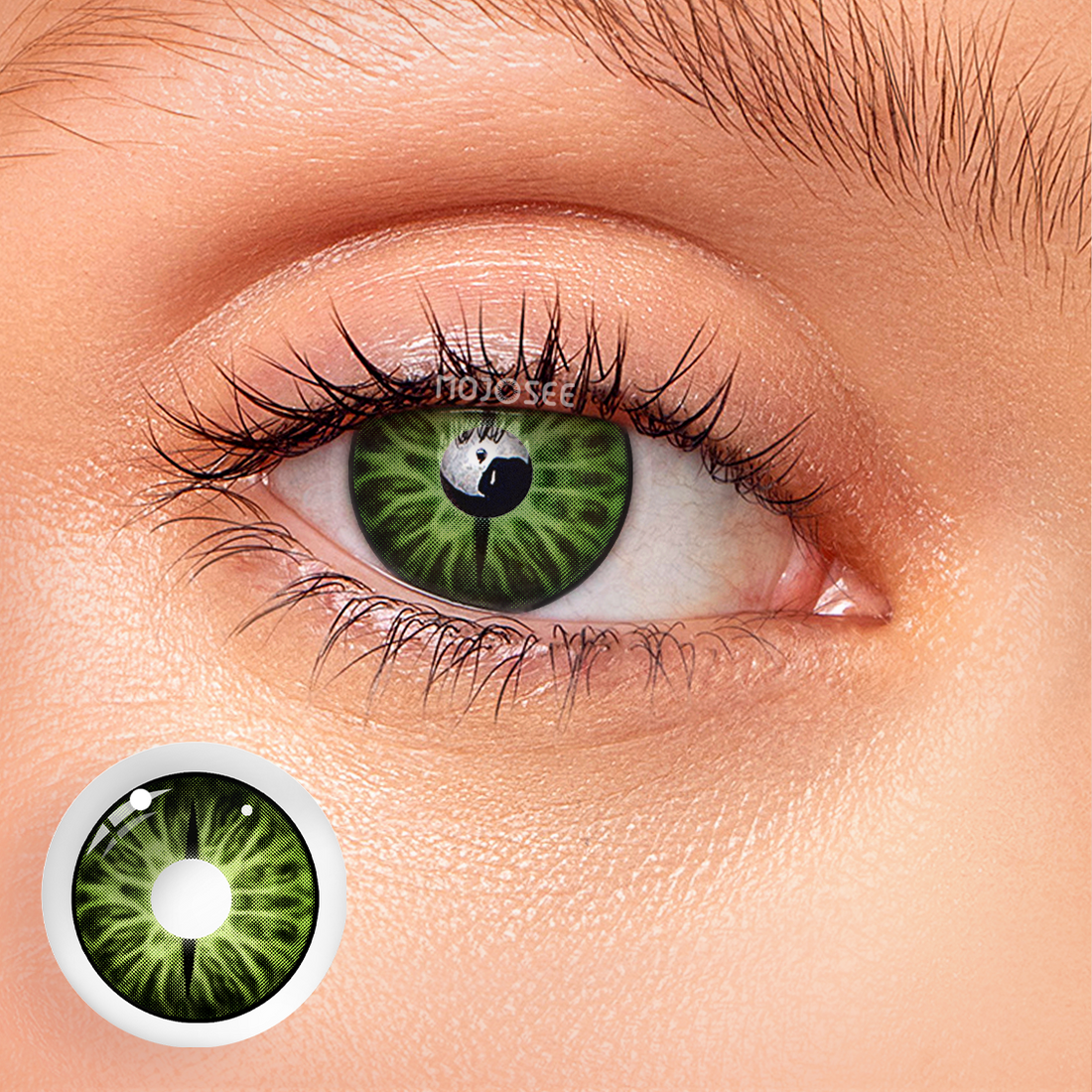 Green Snake Eye Colored Contact Lenses