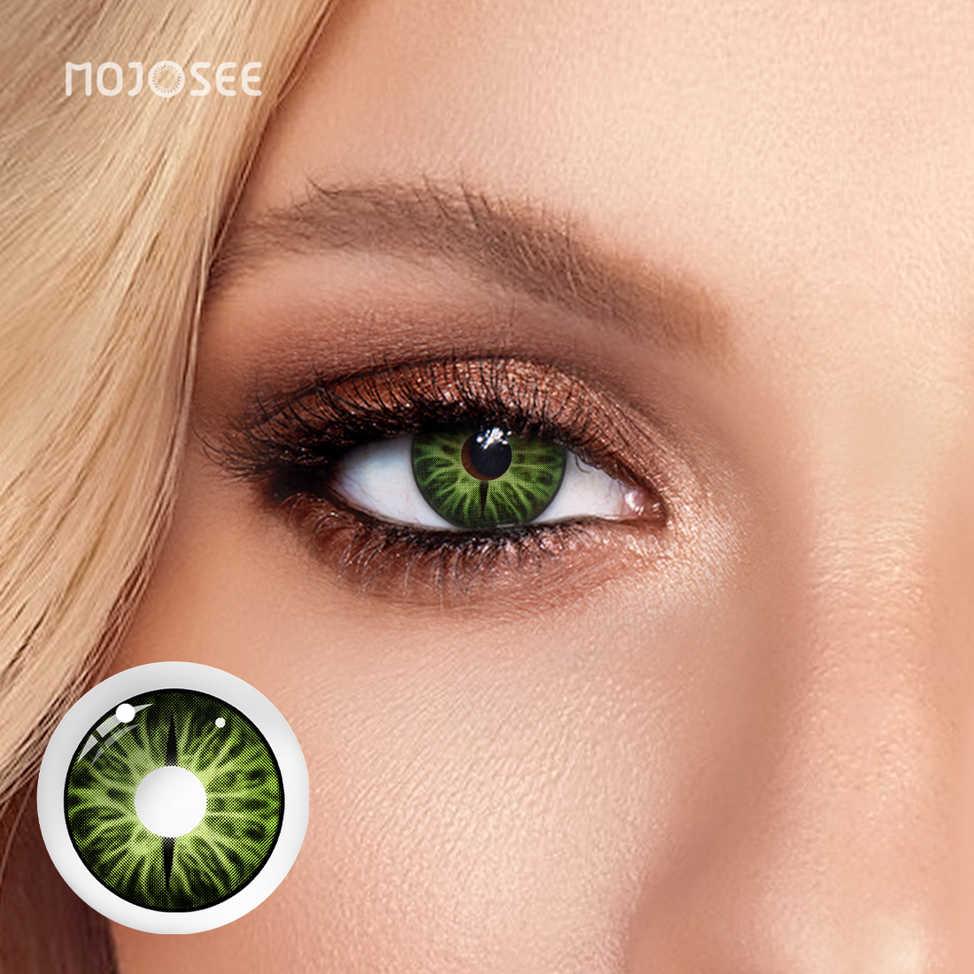 Green Snake Eye Colored Contact Lenses