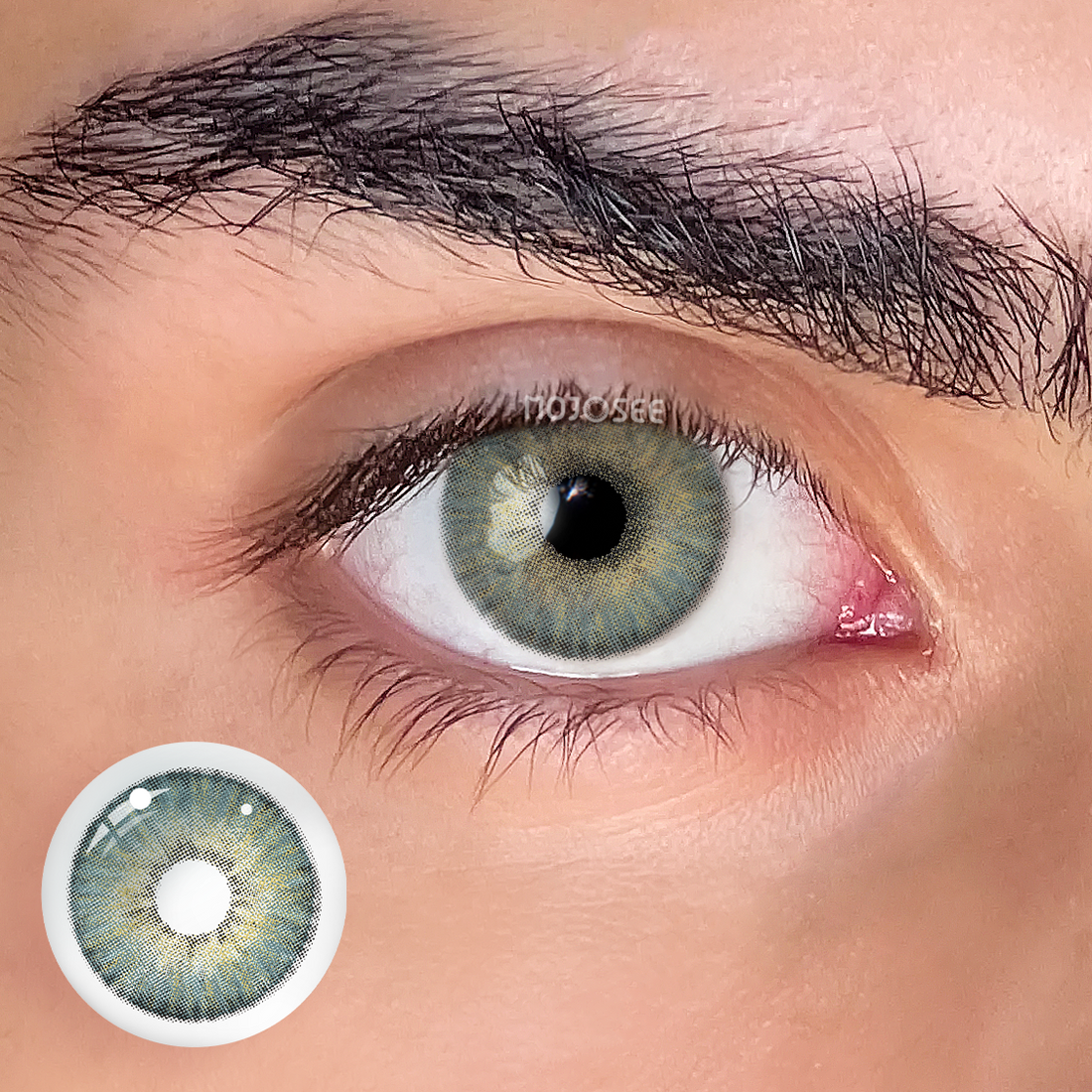 Urban Green Colored Contact Lenses for Men
