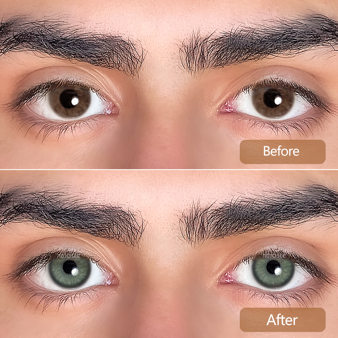 Najia Green Colored Contact Lenses for Men