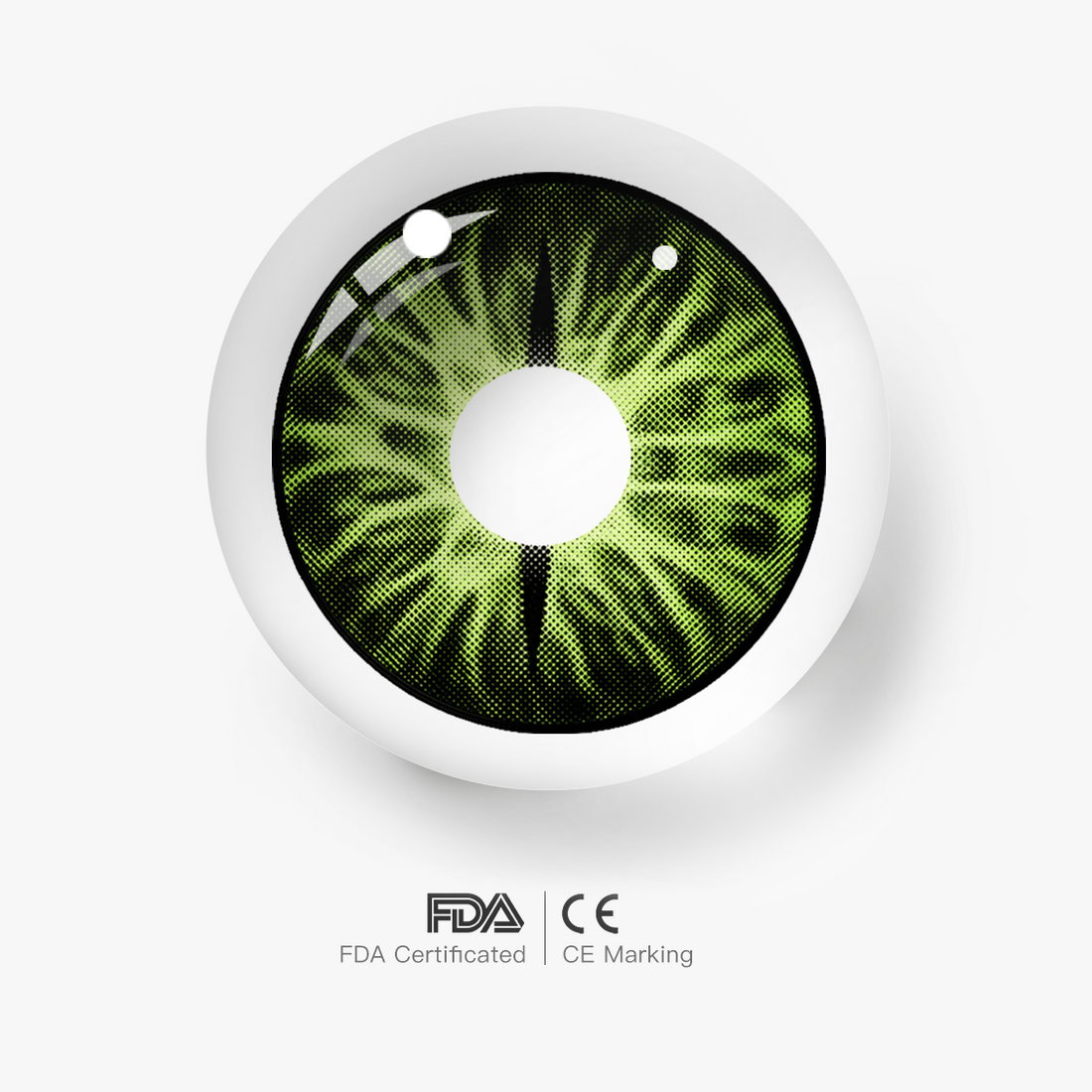 Green Snake Eye Colored Contact Lenses
