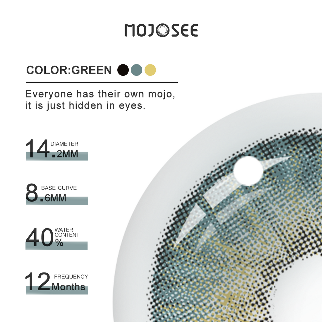 Urban Green – colored contacts