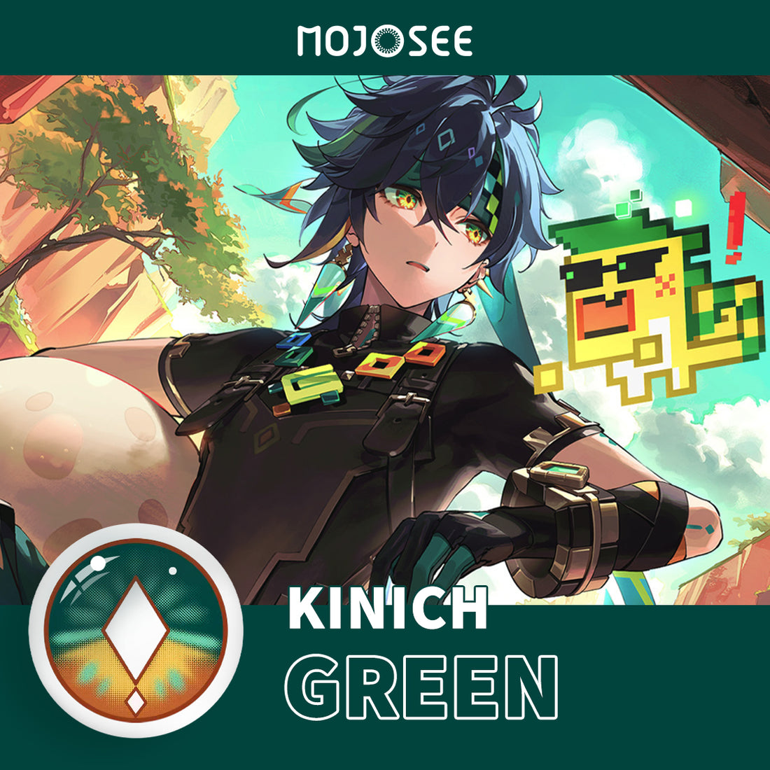 Kinich Cosplay Contact Lenses – Genshin Impact