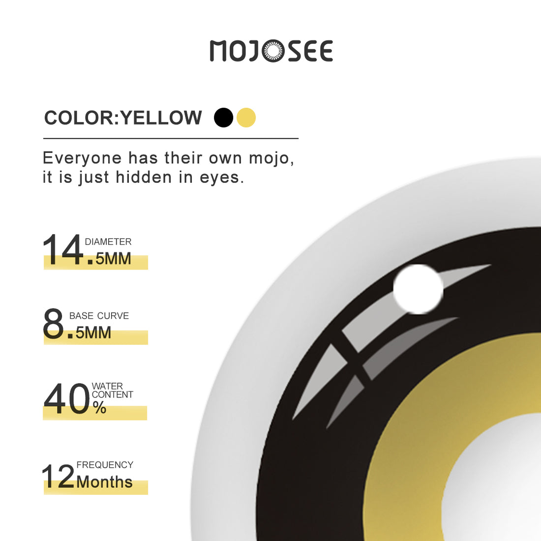 Yumeno Kyusaku (Left Eye) Cosplay Contact Lenses – Bungo Stray Dogs