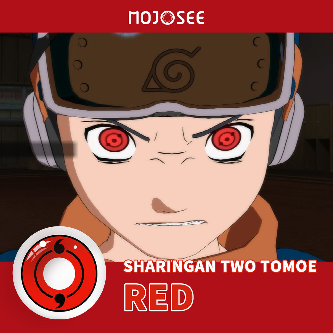 Sharingan Two Tomoe Cosplay Contact Lenses – Naruto