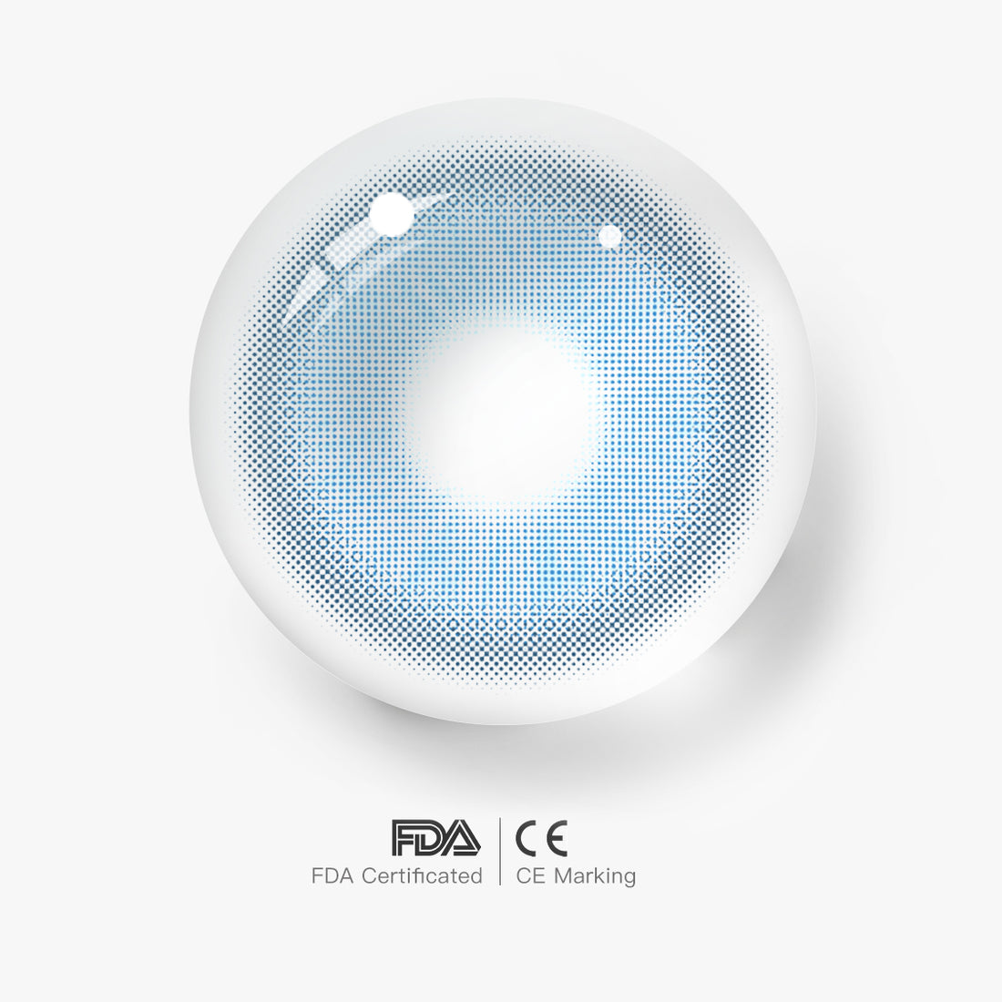 Heartiris Blue Colored Contact Lenses for Men