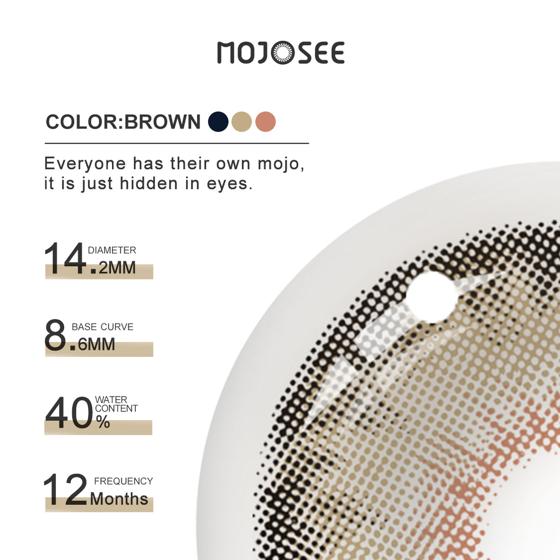 Siri Brown Colored Contact Lenses