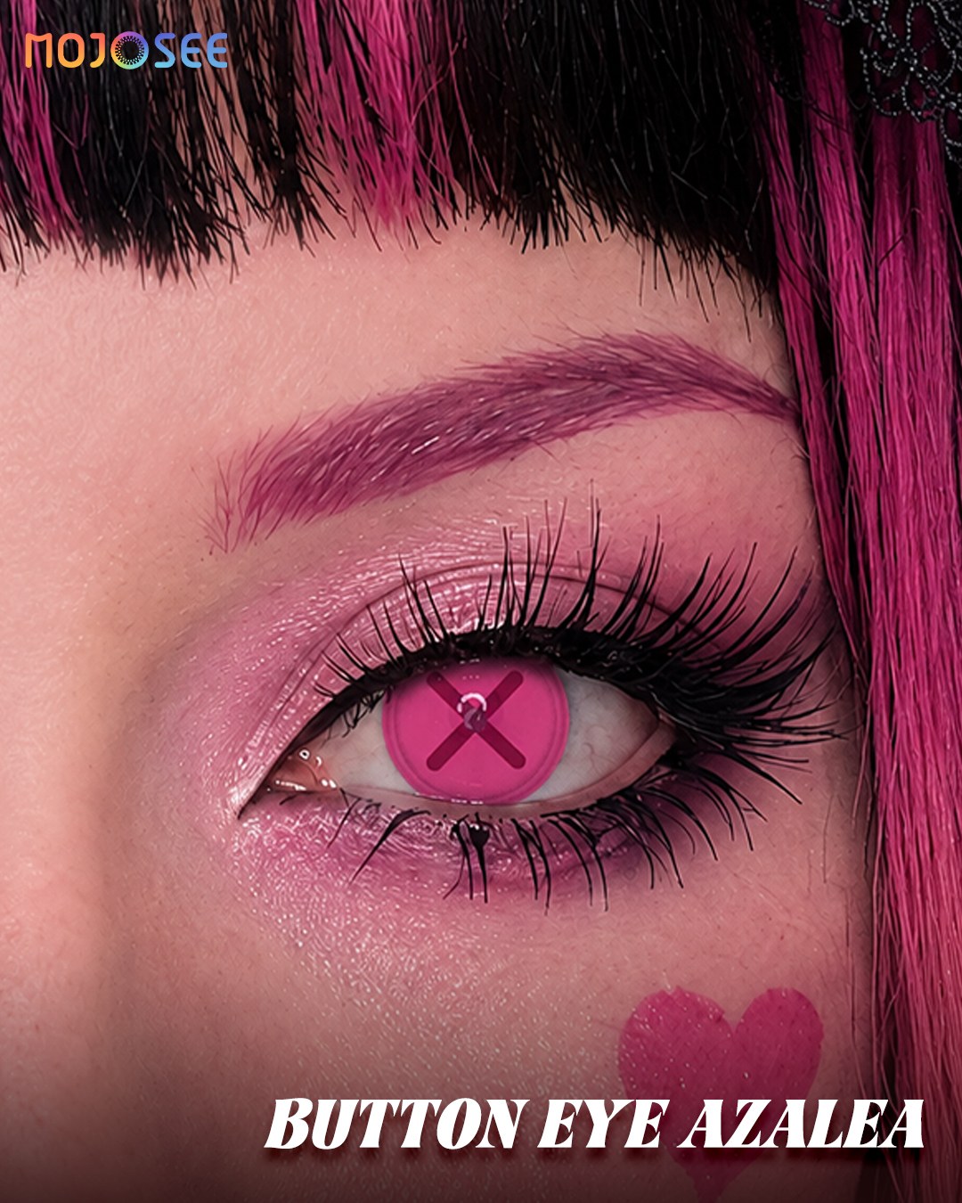 Button Eye Azalea Vera Nair Perfumer Colored Contact Lenses – Identity V — look 1