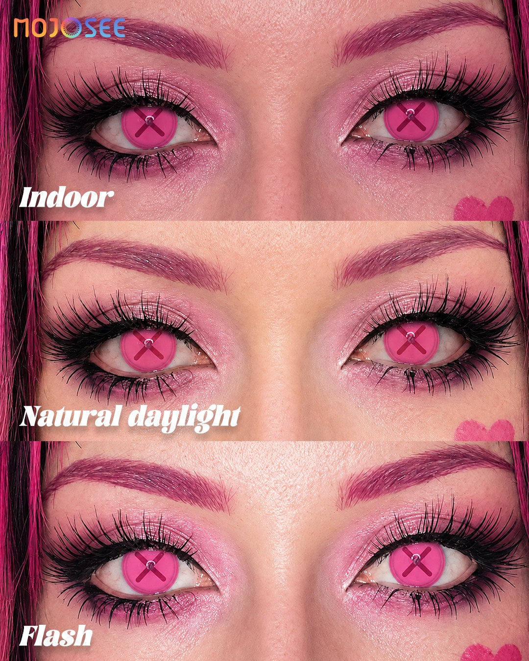 Button Eye Azalea Vera Nair Perfumer Colored Contact Lenses – Identity V — look 3
