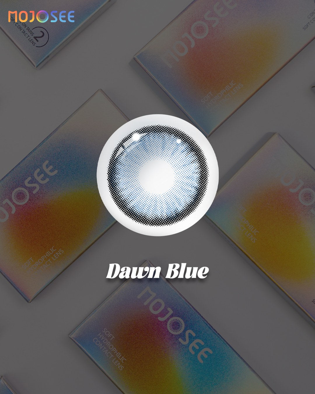 Dawn Blue Colored Contact Lenses — look 4