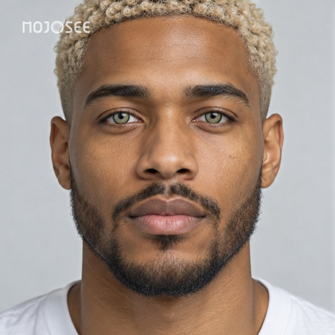 Olive Yellow-Green Contact Lenses for Men - Bold Look