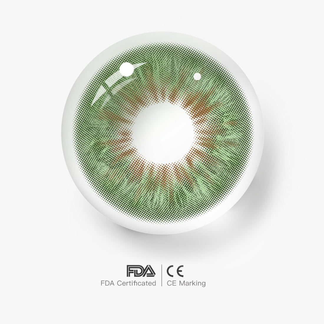 Wildness Snake Green Colored Contact Lenses