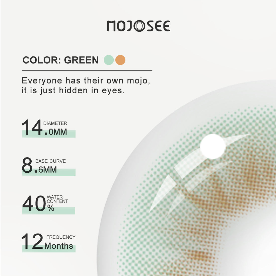 Molly Green Colored Contact Lenses