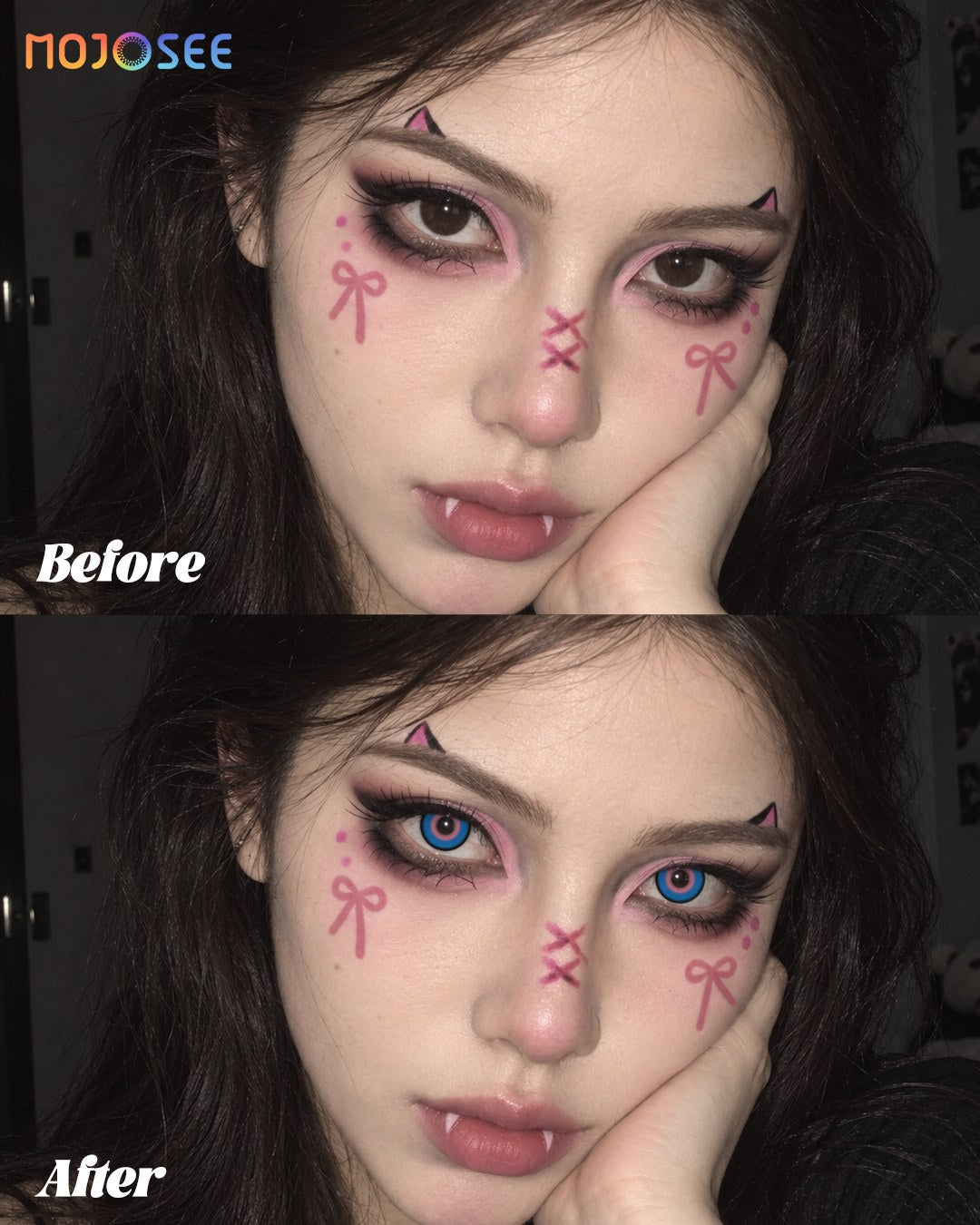 Hatsune Miku (Rabbit Hole) Prescription Cosplay Contact Lenses – Vocaloid — look 2