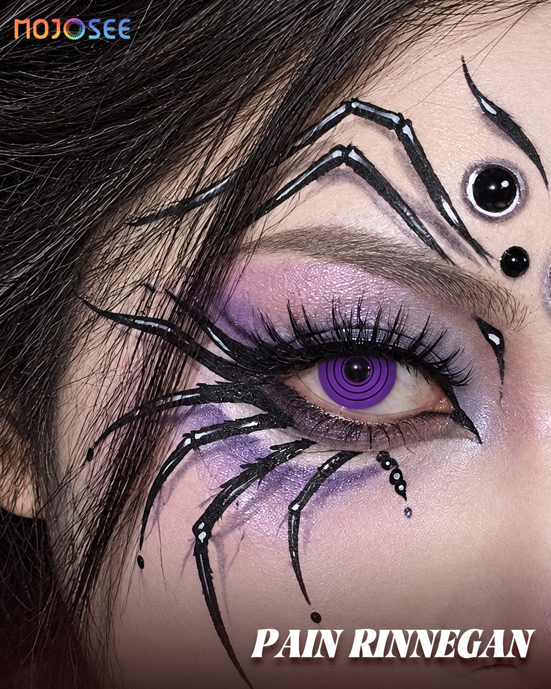 Pain Rinnegan Prescription Cosplay Contact Lenses – Naruto Shippuden — look 1