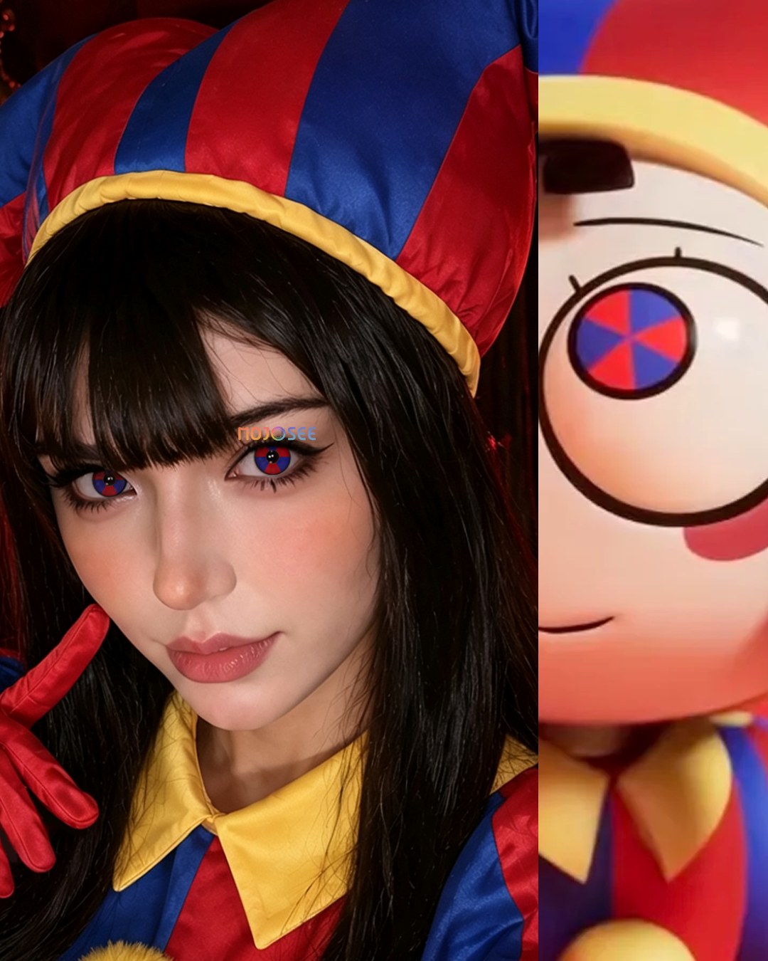 Pomni Prescription Cosplay Contact Lenses – The Amazing Digital Circus — look 1