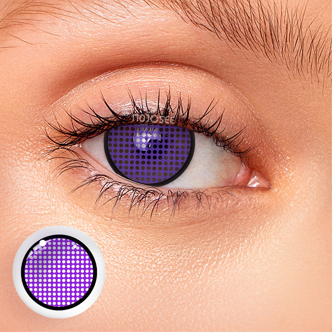 Shinobu Violet Grid Cosplay Contact Lenses – Demon Slayer