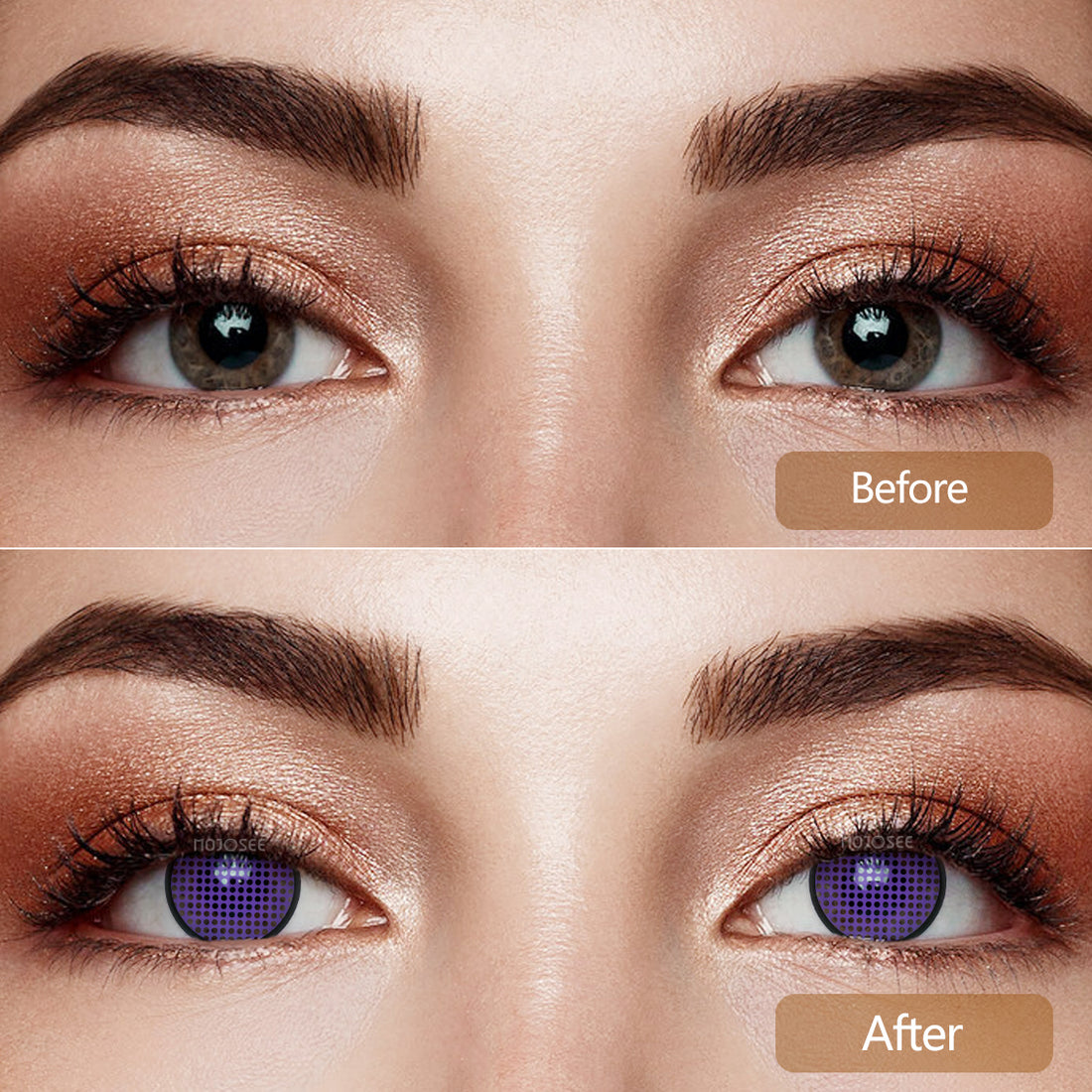 Shinobu Violet Grid Cosplay Contact Lenses – Demon Slayer
