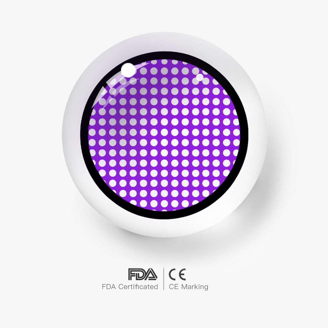 Shinobu Violet Grid Cosplay Contact Lenses – Demon Slayer