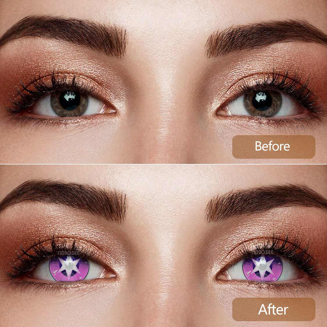 Hoshino Purple Colored Contact Lenses – Oshi no Ko
