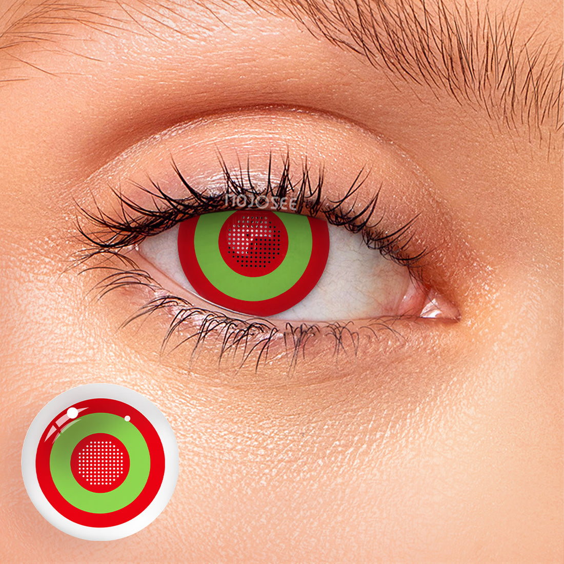 Rebecca Scarlet Emerald Ring Cosplay Contact Lenses – Cyberpunk: Edgerunners