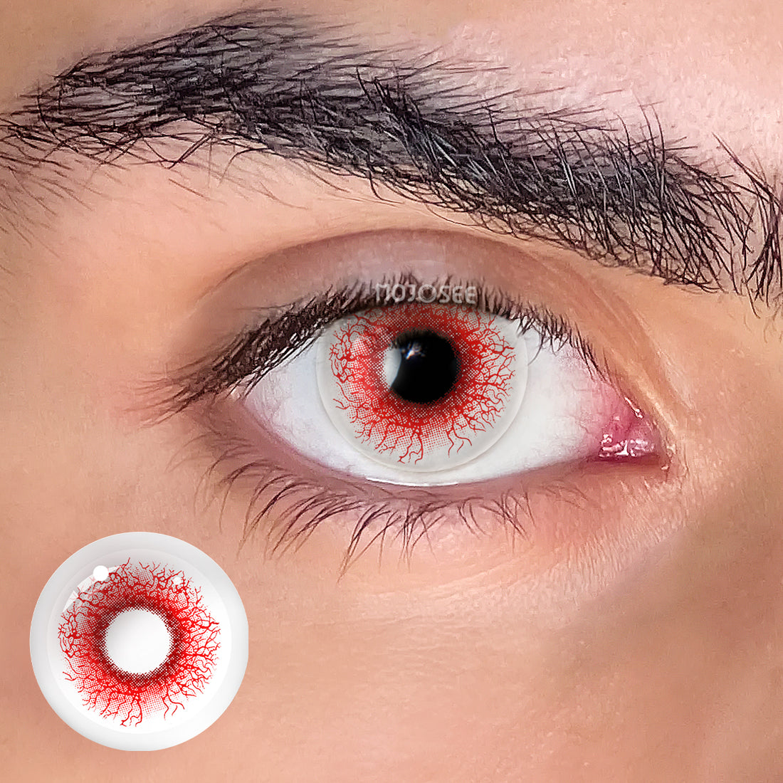 Blood stain Colored Contact Lenses for Men