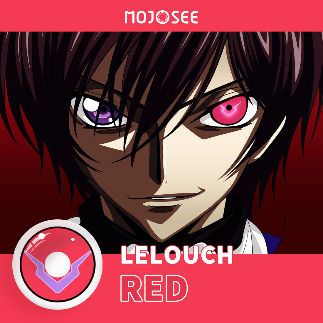 Lelouch Lamperouge Cosplay Contact Lenses for Men – Code Geass