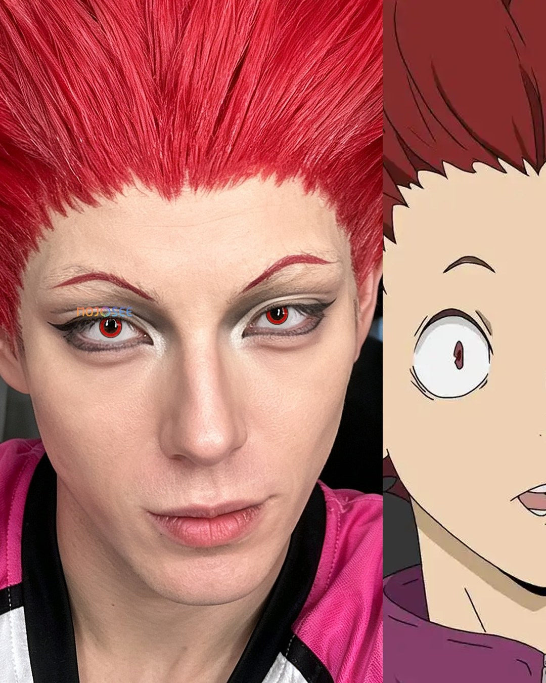 Satori Tendou Prescription Cosplay Contact Lenses – Haikyuu — look 1