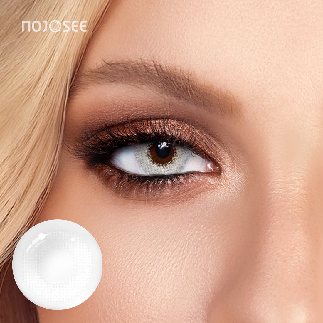 White Small Pupil Prescription Colored Contact Lenses
