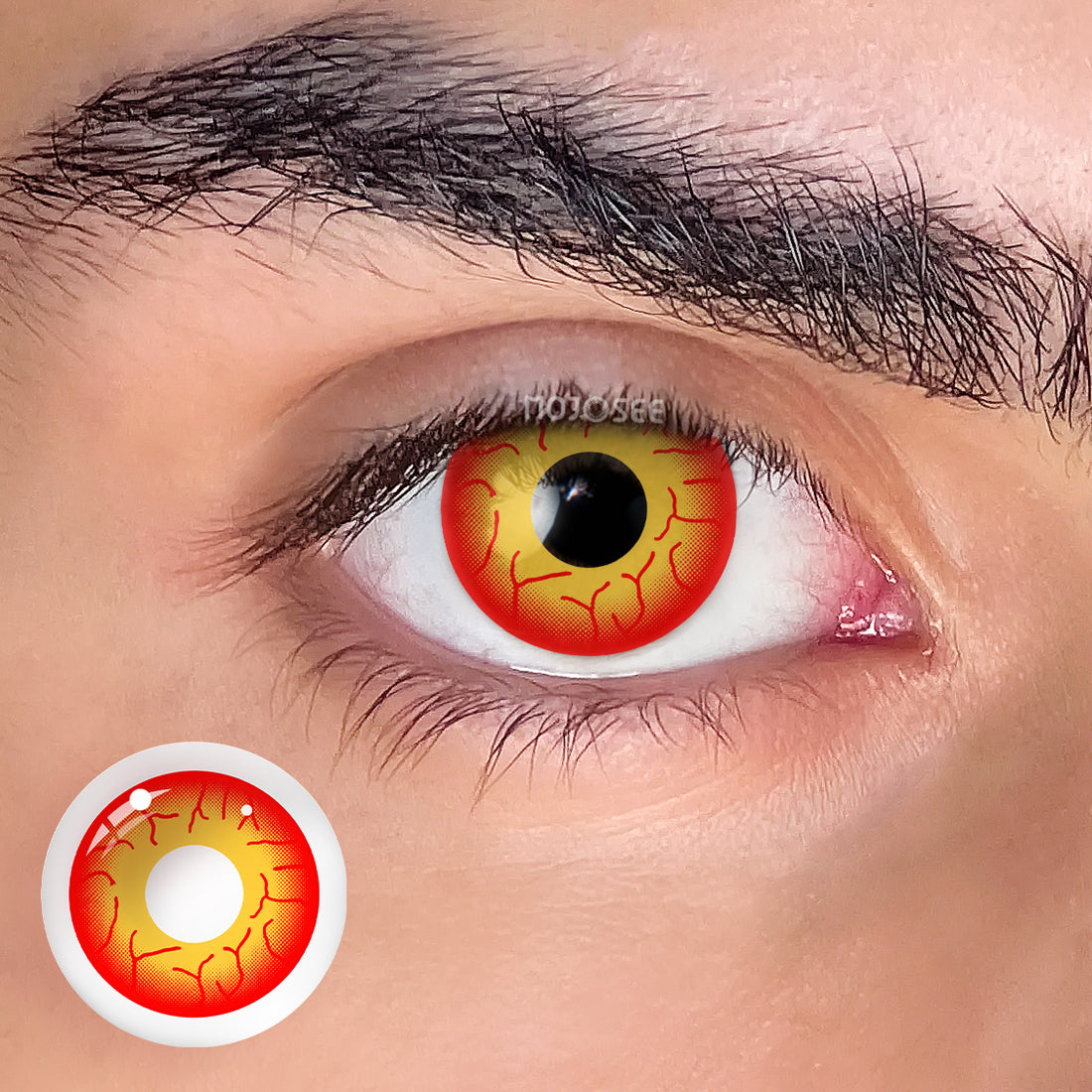 Darth Maul Amber Veins Cosplay Contact Lenses – Star Wars